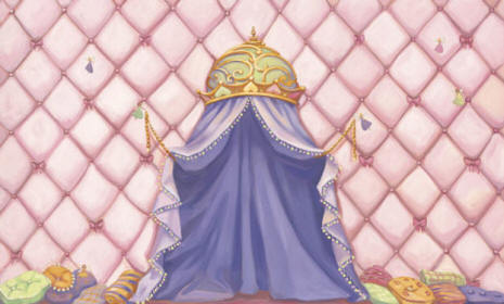 Princess Canopy Mural C863