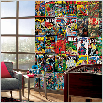 Marvel Comic Book Covers JL1176M Wall Mural