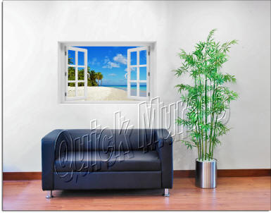 Tropical Escape Window roomsetting
