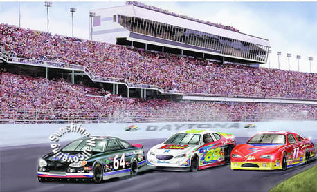 Daytona Raceway Wall Mural RA0199M