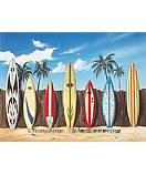 Surfboard Scene Kids Murals