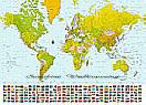 World Map 280 Large Wall murals
