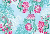  Paisley Rose 8-739 Wall Mural by Komar