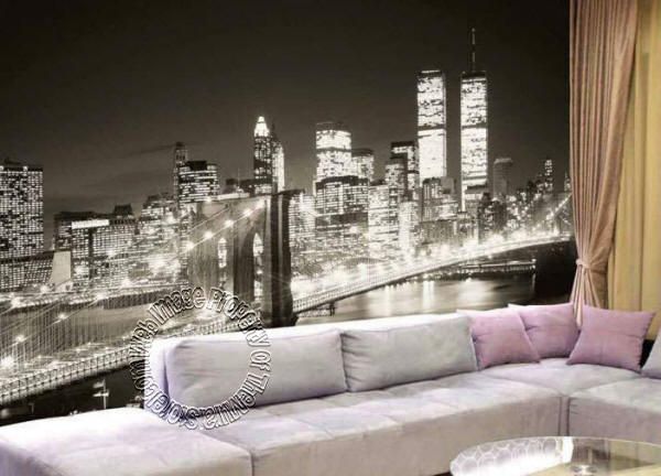 Manhattan Glow Wall Mural 1872 8072