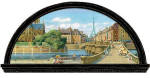 Arch Headboard - Paris Landmarks mural