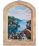 Mediterranean Villas wallpaper wall mural