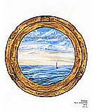 Porthole OA4576M wallpaper wall mural