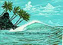 Hang Ten RA0119M york wallpaper tropical wall mural