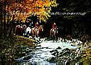 Traditional Hunt Scene york wallpaper wall mural