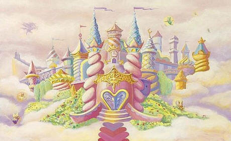 Princess Castle Wall Mural C836