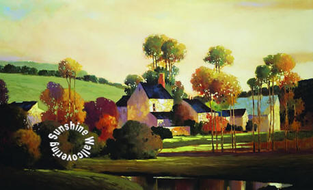 Painterly Landscape RA0137M Wall Mural