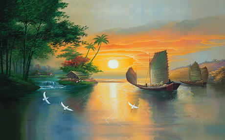 Shanghai Morning PR1817 Mural