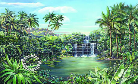 Tropical Lagoon Mural RA0172M by York