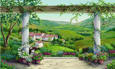 Italian Villa Mural RA0187M