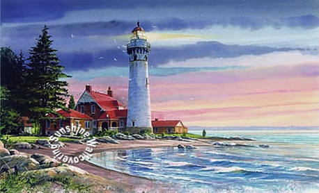 Northern Lighthouse Mural RA0193M by York