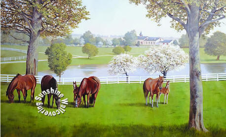 Horse Farm Mural RA0197M