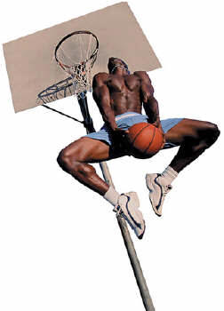 258-75038C Basketball Precut Pre-pasted Poster