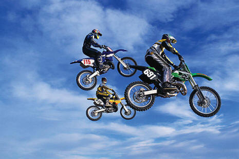 Motocross - Sky Wall Mural 258-75006M