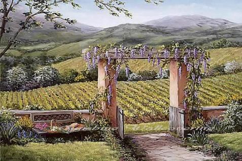  Tuscan Garden Mural 259-74045 