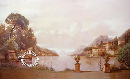 RA0207M Lake Como Wall Mural