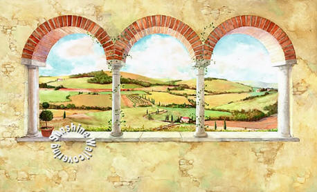 Tuscan View Mural UR2000M by York