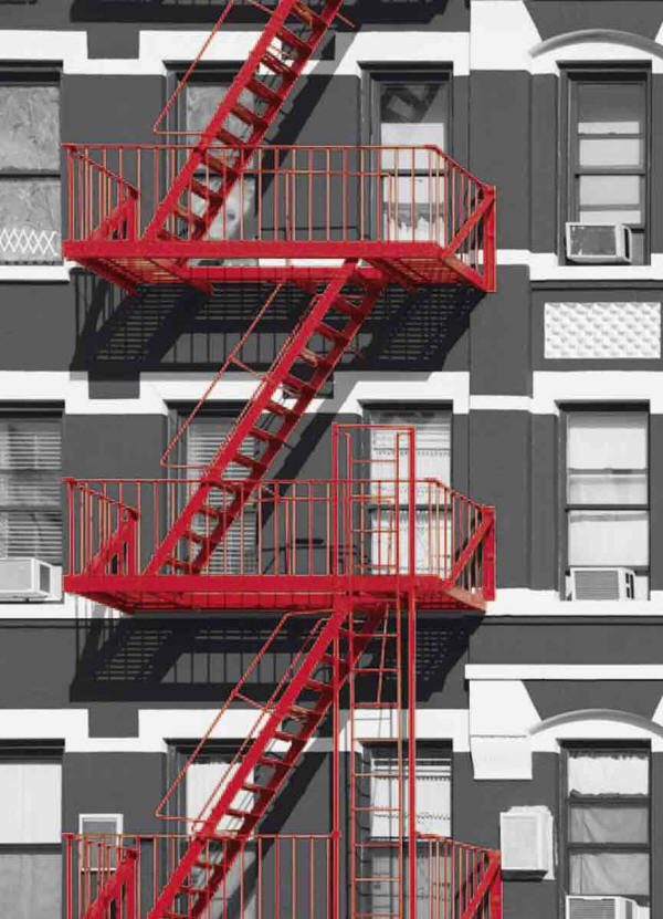 Fire Escape Wall Mural by Ideal decor DM432