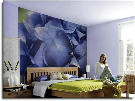  Hortensia 8-704 Wall Mural by Komar Roomsetting