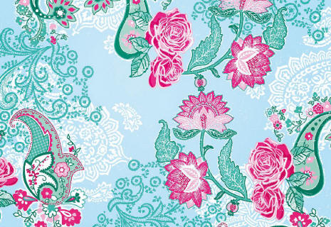 Paisley Rose 8-739 Wall Mural by Komar