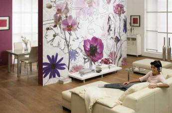 Purple" Wall Mural by Komar 8-897 Roomsetting