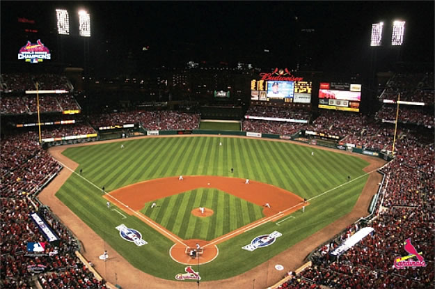 St. Louis Cardinals/Busch Stadium  2006 World Series Game 3 Wall Mural 
