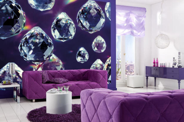 Crystals Wall Mural 8-737 room