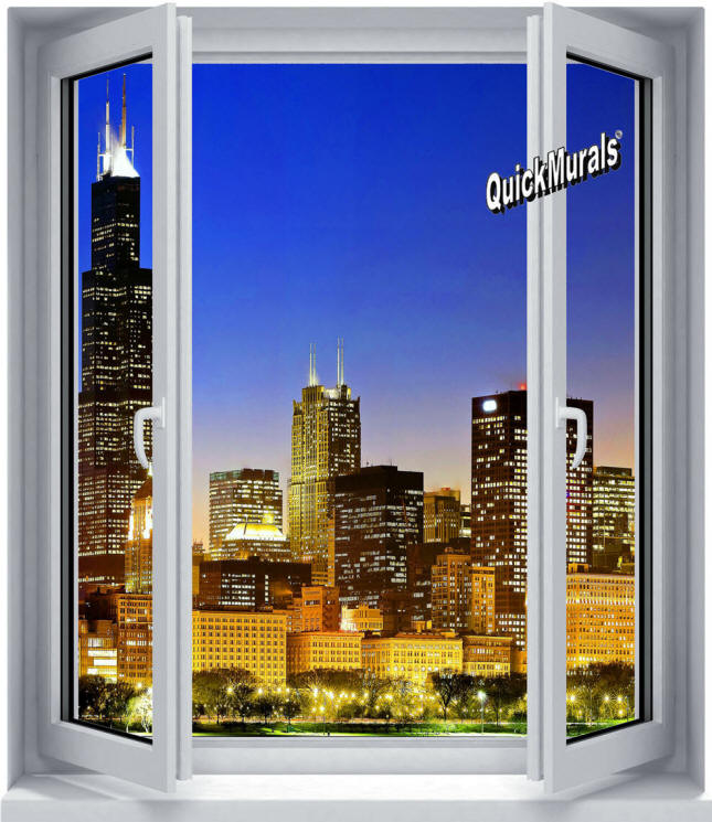 Skyline Canvas Peel & Stick Wall Mural