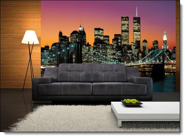 Brooklyn Bridge Wall Mural WG139 Roomsetting