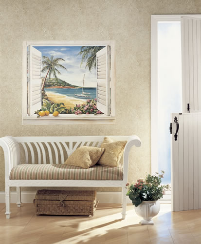 Tropical Window Mural NG8000M