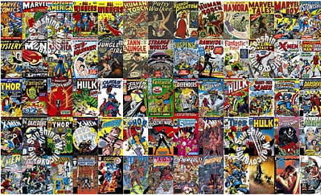 Marvel Comic Book Covers JL1176M Wall Mural
