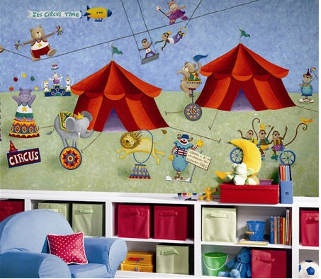 Big Top Circus Wall Mural JL1182M