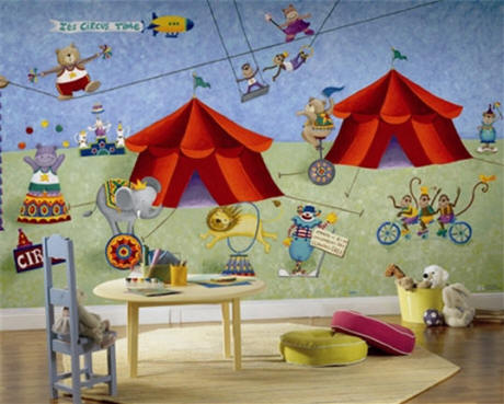 Big Top Circus XL Wall Mural JL1183M