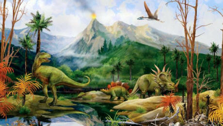 Dinosaurs Mural by Candice Olson