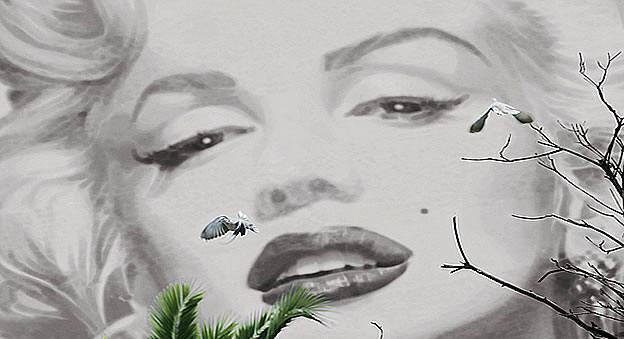 Marilyn ą Cannes mural