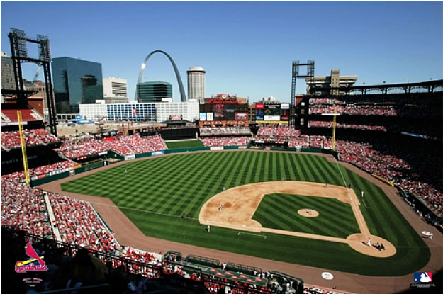 St. Louis Cardinals/Busch Stadium Wall Mural 