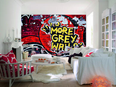 No More Grey Walls Wall Mural DM126 roomsetting