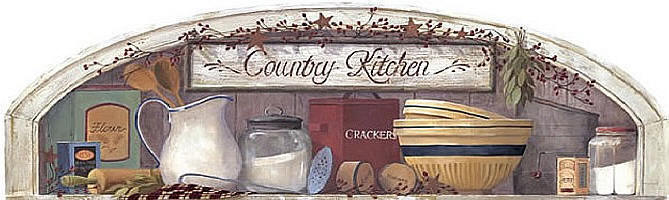  Country Kitchen Accent Arch Mural RF3701M