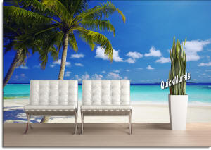  Tropical Ocean Peel & Stick Canvas Wall Mural 