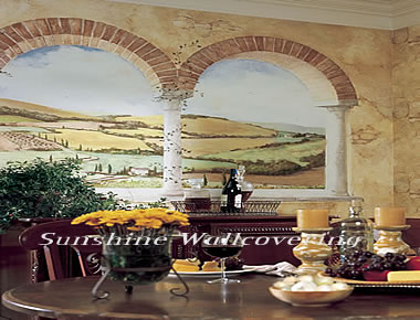 Tuscan View Mural UR2000M by York 