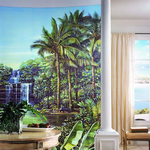 Tropical Lagoon Mural RA0172M