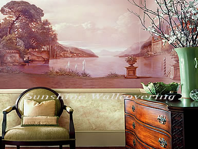 RA0206M Lake Como Wall Mural