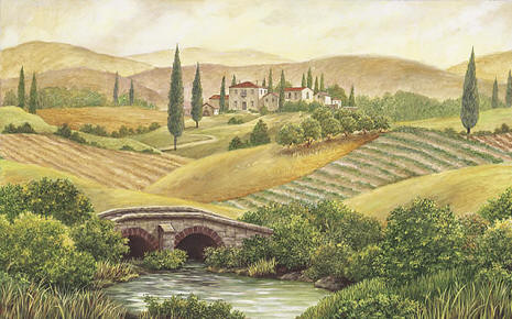 Tuscany Scene Mural 252-72028
