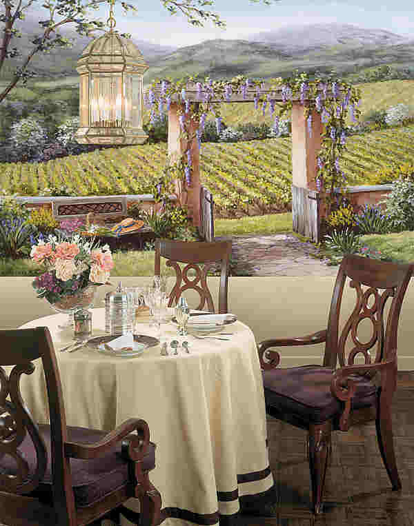  Tuscan Garden Mural 259-74045   