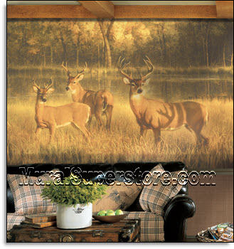 White Tail Mural CH7984M by York Roomsetting