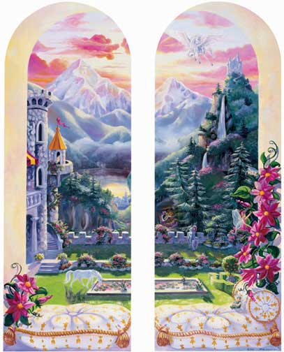 Castle Windows 20265 Wall Mural